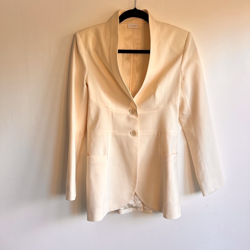 Silk Shawl Collar Blazer